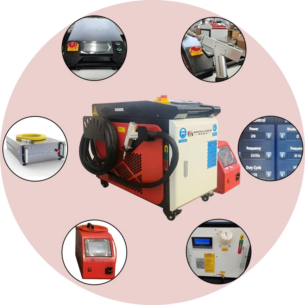 Home Built CNC Spot Welder Fiber Laser Welding Machine Price for CS/Ss/Die Steel/Alloy Steel/Titanium/Nickel/Tin/Aluminum/Chromium/Niobium/Gold/Silver